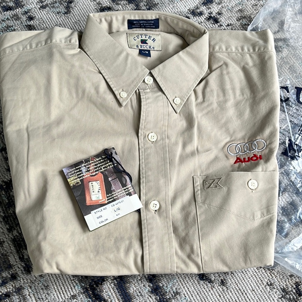 CUTTER & BUCK AUDI LONG SLEEVE BUTTON DOWN